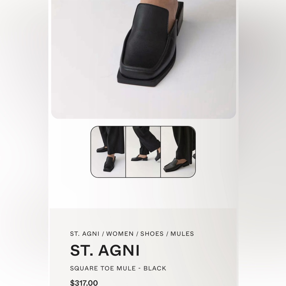 Size 6 black loafers excellent condition